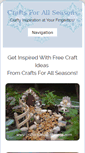 Mobile Screenshot of crafts-for-all-seasons.com