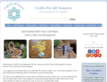 Tablet Screenshot of crafts-for-all-seasons.com